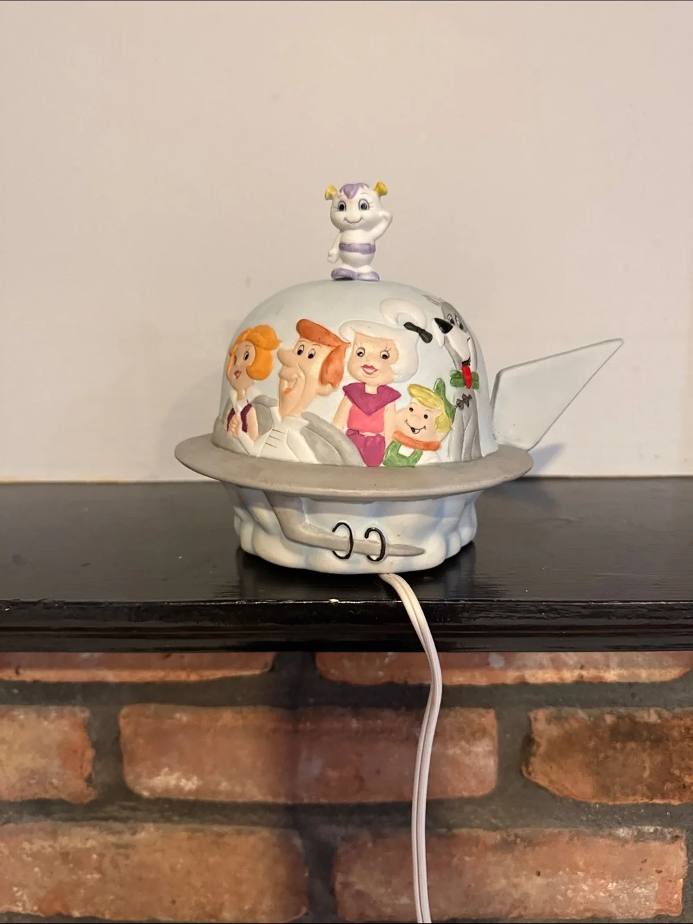 The Jetsons  Ceramic TV Night Light - White & Multicolor